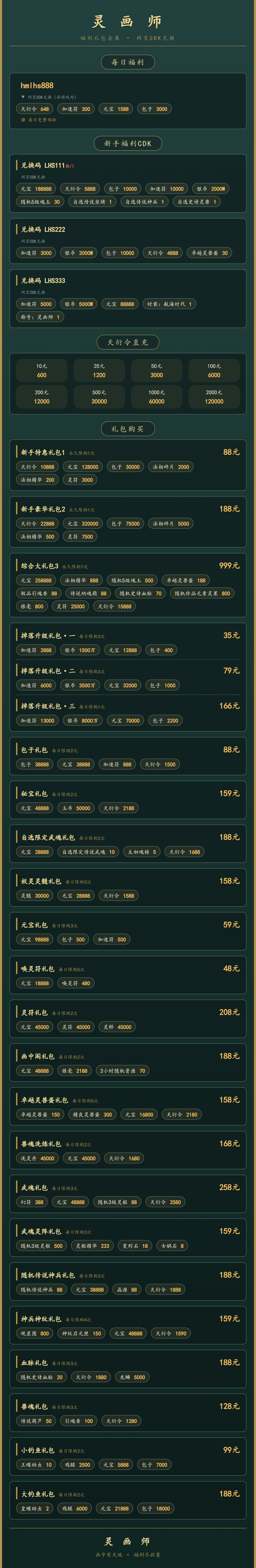 灵画师绿通版游戏详情福利 2